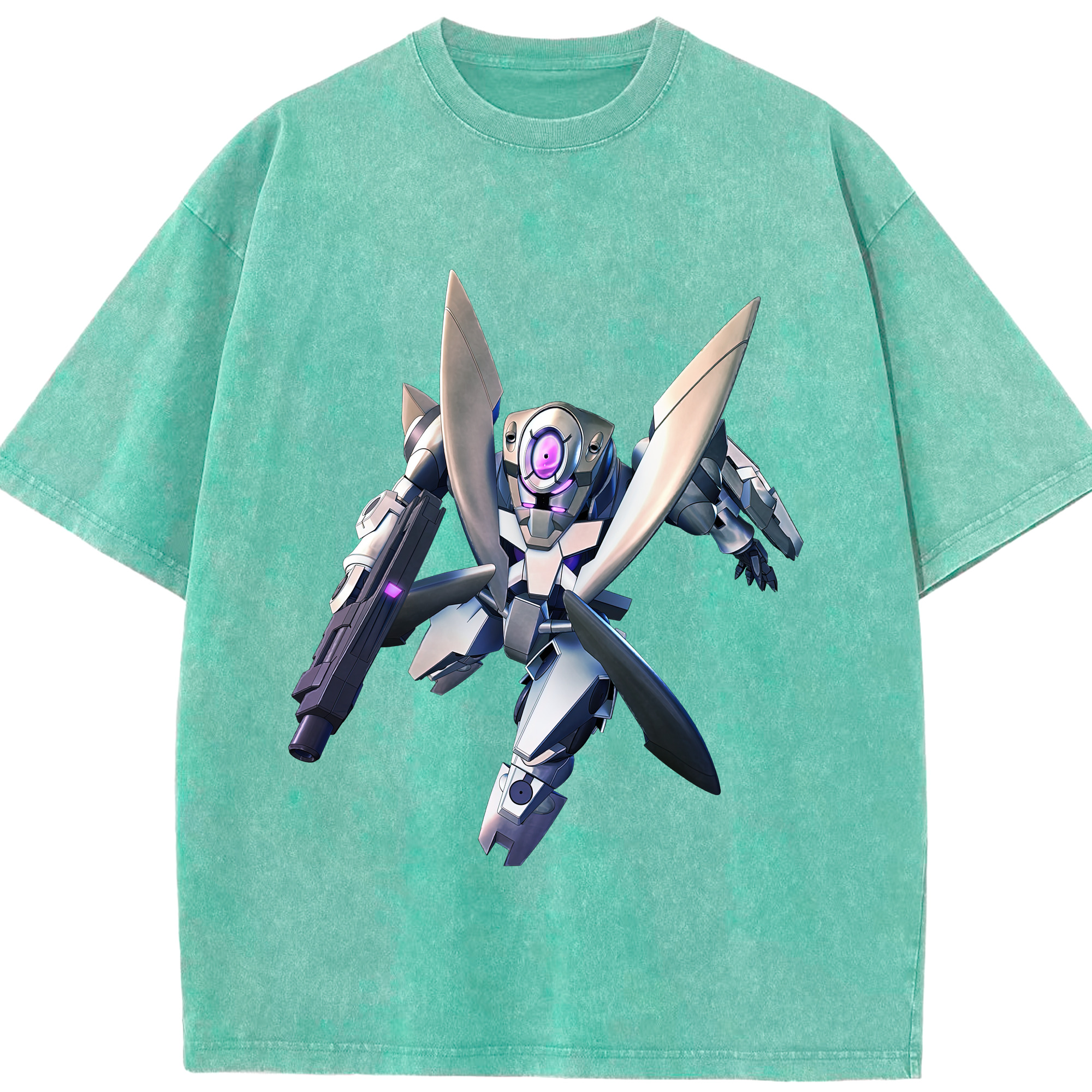 （画像用） 機動戦士ガンダム Mobile Suit Gundam 綿100% ヴィンテージ風 半袖Tシャツ（フロントプリント）